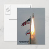 Atlantis Final Liftoff op 8 juli 2011 Briefkaart (Voorkant / Achterkant)