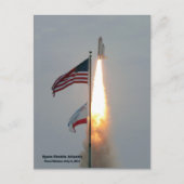 Atlantis Final Liftoff op 8 juli 2011 Briefkaart (Voorkant)
