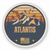 Atlantis, Florida Sticker (Voorkant)
