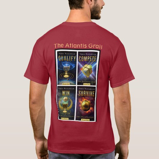 Atlantis Grail - Gold Series Logo 2 T-shirt (Achterkant)