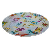 Atlantis-Hand Gepilleerde Moderne Kunst van de Wat Snijplank (Hoek)