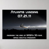 Atlantis landing 07.21.11 poster (Voorkant)