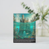 Atlantis Legend Briefkaart (Staand voorkant)