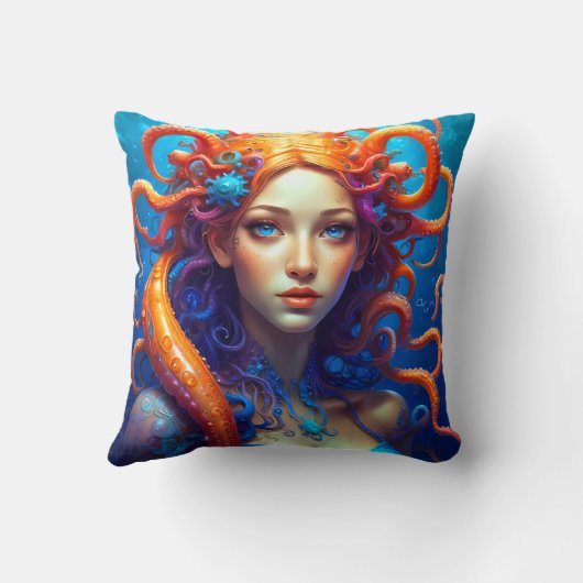 Atlantis meisje kussen (Achterkant)