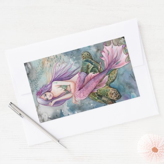 Atlantis Mermaid Sticker (Envelop)