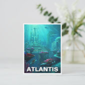 Atlantis Mythology Travel Briefkaart (Staand voorkant)