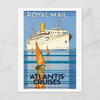 ATLANTIS OCEAN LINER REIZEN BRIEFKAART