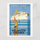  ATLANTIS OCEAN LINER REIZEN BRIEFKAART (Voorkant)