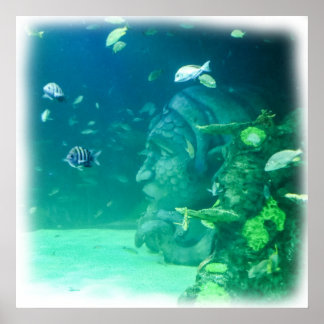 Atlantis Onder het Zee Poster