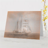 Atlantis Sailing Ship da Vinci Kaart (Gele Bloem)