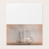 Atlantis Sailing Ship da Vinci Kaart (Buitenkant ongevouwen)