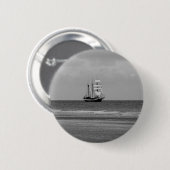 Atlantis Sailing Ship Ronde Button 5,7 Cm (Voorkant /achterkant)