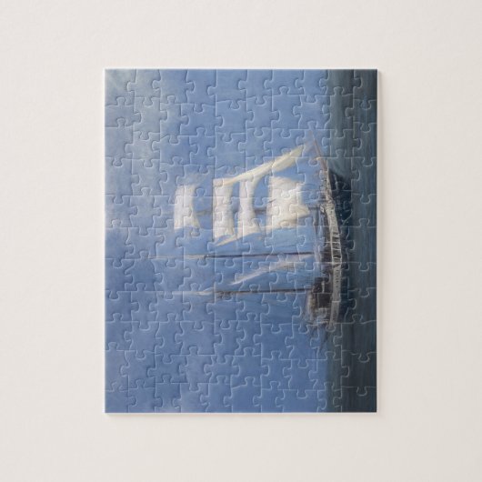 Atlantis Sailing Ship Turner Stormen Legpuzzel (Verticaal)