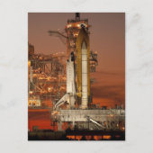 Atlantis Space Shuttle start NASA Briefkaart (Voorkant)