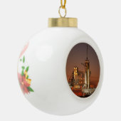 Atlantis Space Shuttle start NASA Keramische Bal Ornament (Links)