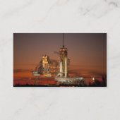 Atlantis Space Shuttle start NASA Visitekaartje (Achterkant)