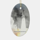 Atlantis Space Shuttle STS-135 Laatste vlucht Keramisch Ornament (Rechts)