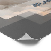 Atlantis Space Shuttle STS-135 Laatste vlucht Poster (Hoek)