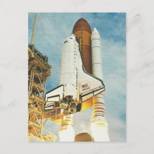 Atlantis stijgt op van Cape Kennedy ansichtkaart Briefkaart