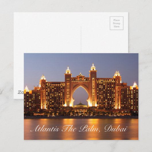 Atlantis The Palm, Dubai Briefkaart (Voorkant / Achterkant)