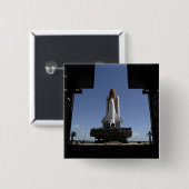 Atlantis Vierkante Button 5,1 Cm (Voorkant /achterkant)