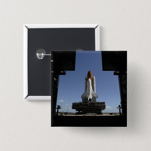 Atlantis Vierkante Button 5,1 Cm (Voorkant /achterkant)