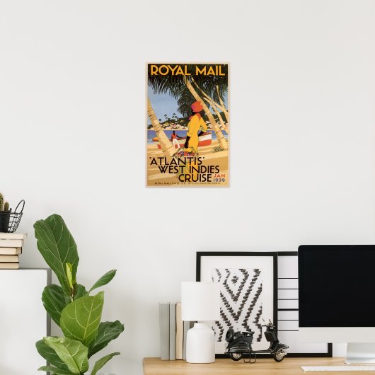 Atlantis West Indies Cruise Poster (Thuiskantoor)