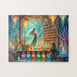 Atlantis Zeemeermin Markt Onderwater Toverdrank Wi Legpuzzel