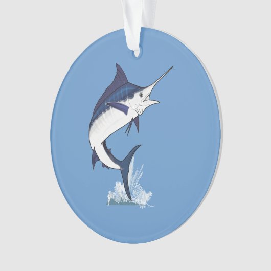 Atlantische blauwe mariniers ornament (voorkant)