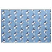 Atlantische blauwe marlijn stof (Fat Quarter)
