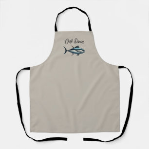 Atlantische blauwvintonijn Beige Schort