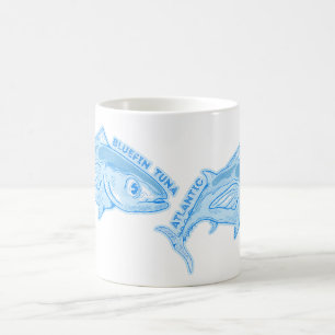 Atlantische blauwvintonijn koffiemok