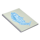 Atlantische blauwvintonijn notitieboek (Rechterzijde)