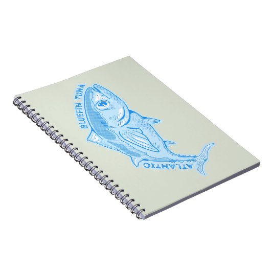 Atlantische blauwvintonijn notitieboek (Rechterzijde)