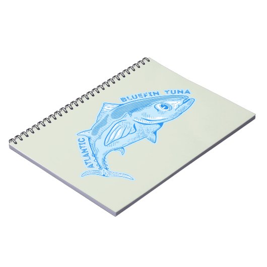 Atlantische blauwvintonijn notitieboek (Linkerzijde)