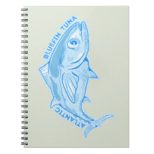 Atlantische blauwvintonijn notitieboek