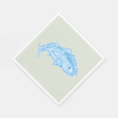 Atlantische blauwvintonijn servet (Hoek)