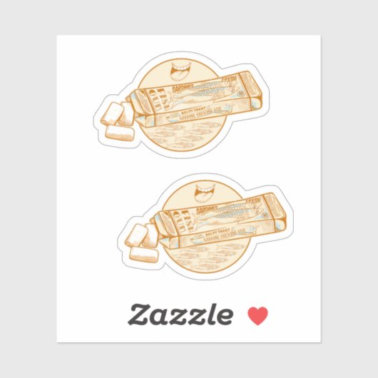 Atlantische blauwvintonijn sticker (Vel)