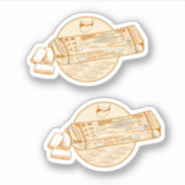 Atlantische blauwvintonijn sticker (Voorkant)