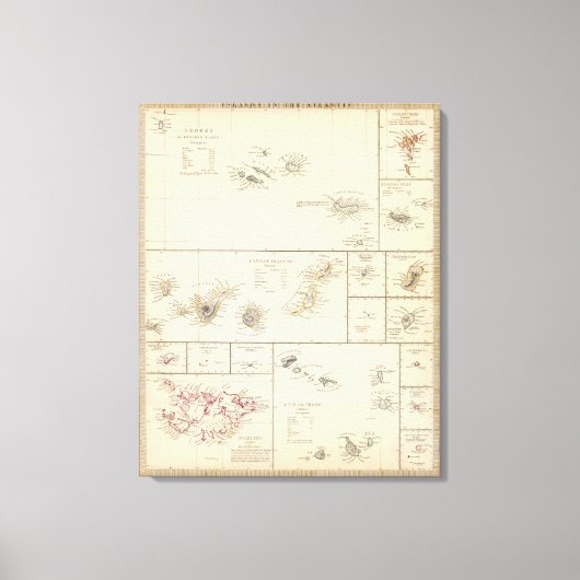 Atlantische eilanden canvas afdruk (Voorkant)