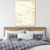 Atlantische eilanden canvas afdruk (Insitu (Slaapkamer))