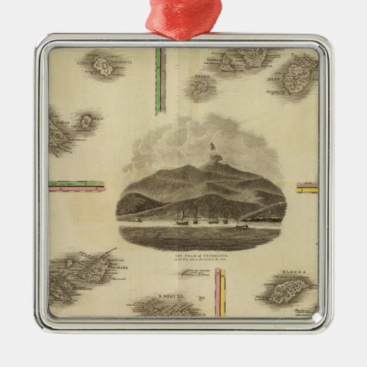 Atlantische eilanden metalen ornament (Voorkant)