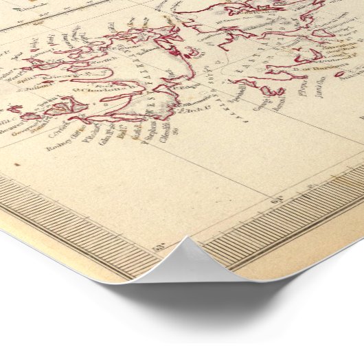 Atlantische eilanden poster (Hoek)