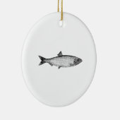 Atlantische haring van Zee Keramisch Ornament (Rechts)
