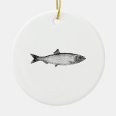 Atlantische haring van Zee Keramisch Ornament (Voorkant)