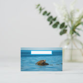 Atlantische havenzeehond plaatskaartje (Staand voorkant)