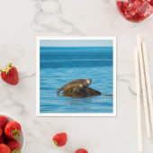 Atlantische havenzeehond servet (Insitu)
