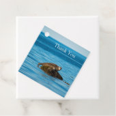 Atlantische havenzegel bedankjes labels (In situ)