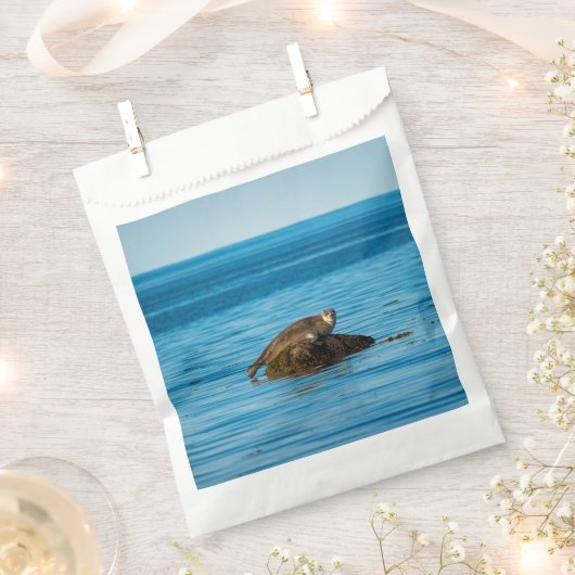 Atlantische havenzegel bedankzakje (Geknipt)