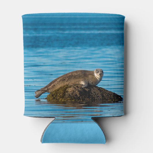 Atlantische havenzegel blikjeskoeler (Achterkant)